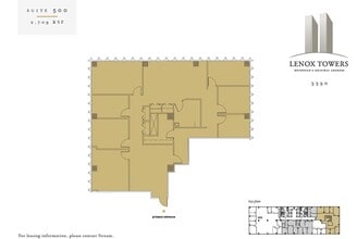 3400 Peachtree Rd NE, Atlanta, GA for lease Floor Plan- Image 1 of 1