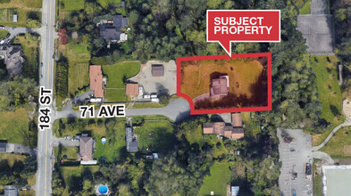 18465 71 Av, Surrey, BC - aerial  map view