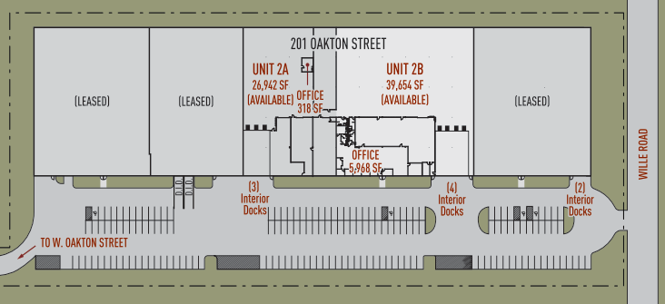 201 W Oakton St, Des Plaines, IL for lease Floor Plan- Image 1 of 1