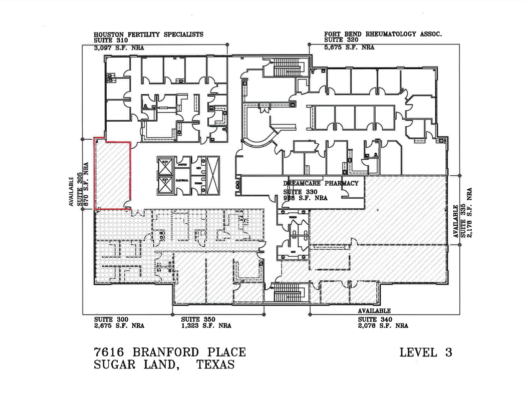 7616 Branford Pl, Sugar Land, TX for lease Floor Plan- Image 1 of 1