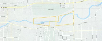 1225 E Washington St, Joliet, IL - AERIAL  map view