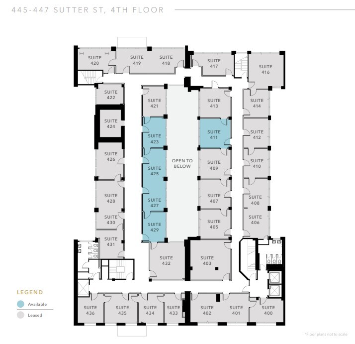 445-447 Sutter St, San Francisco, CA for lease Floor Plan- Image 1 of 1
