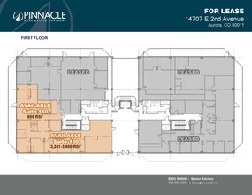 14707 E 2nd Ave, Aurora, CO for lease Floor Plan- Image 1 of 1