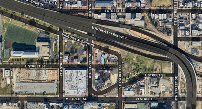 808-810 L St SE, Washington, DC - aerial  map view