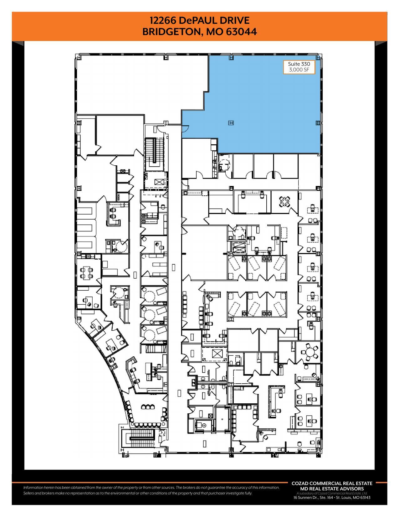 12266 Depaul Dr, Bridgeton, MO for lease Floor Plan- Image 1 of 1