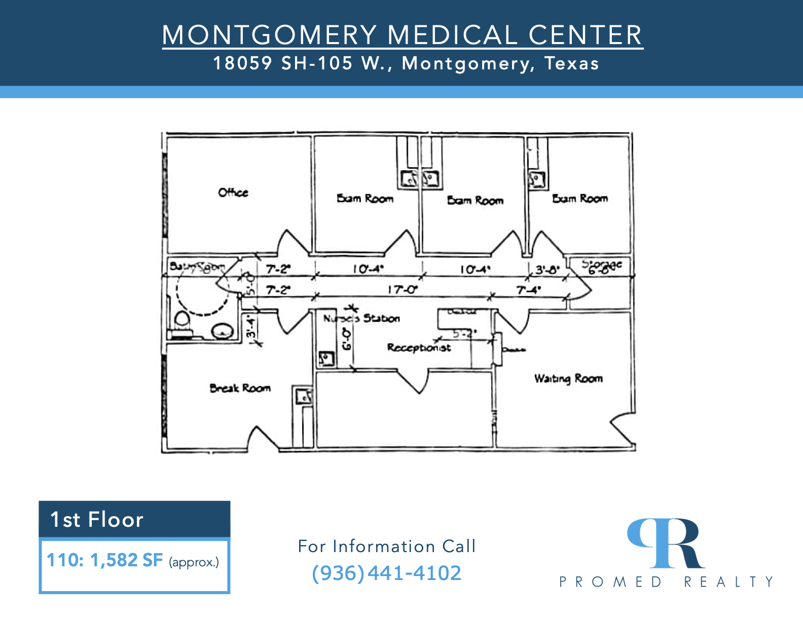 18059 Highway 105 W, Montgomery, TX for lease Floor Plan- Image 1 of 1