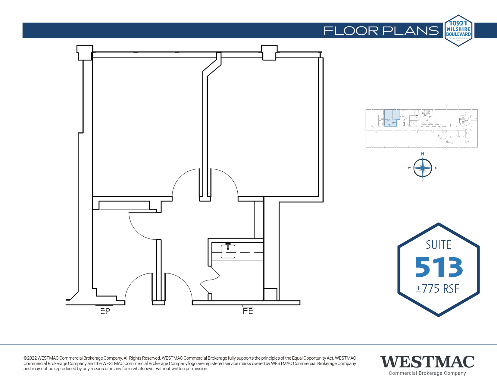 10921 Wilshire Blvd, Los Angeles, CA for lease Floor Plan- Image 1 of 1