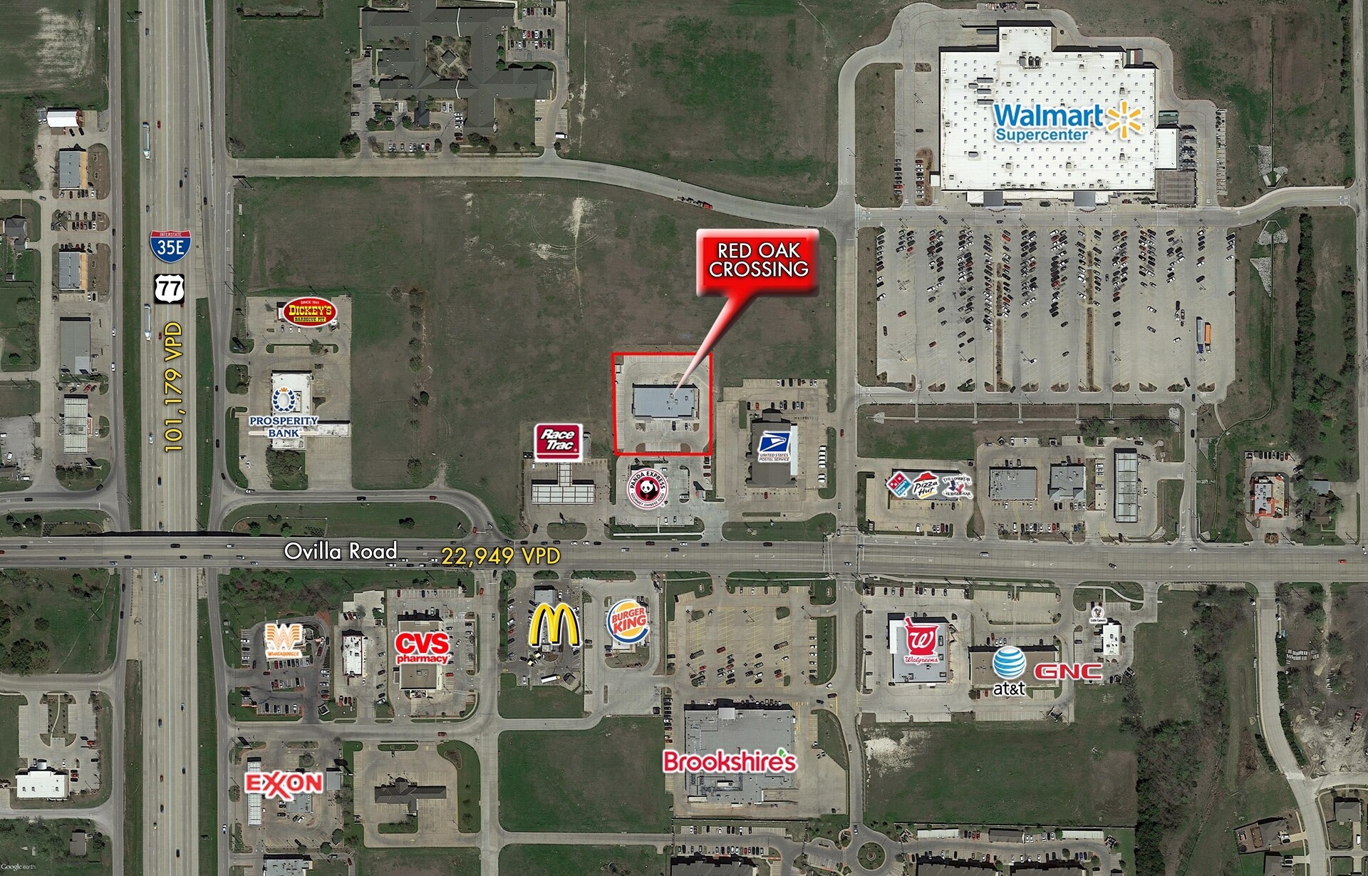 102 E Ovilla Rd, Red Oak, TX for sale Aerial- Image 1 of 1