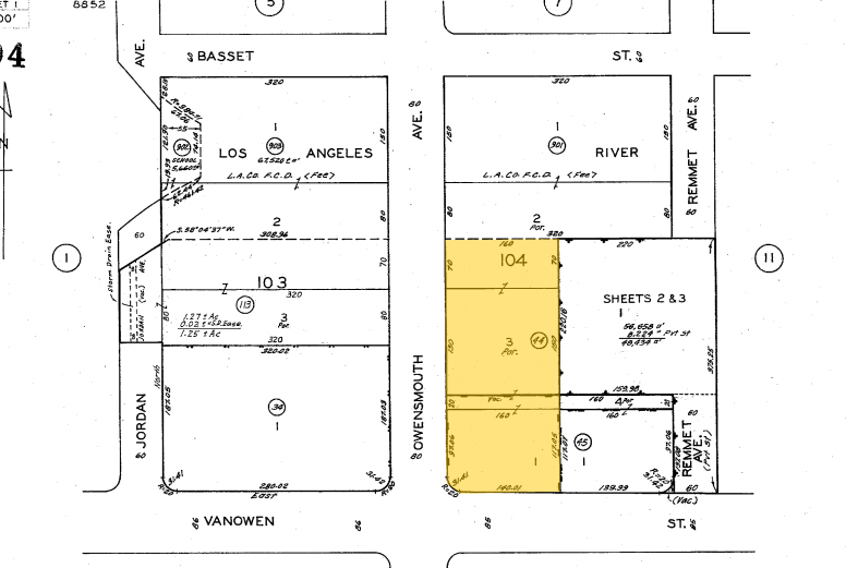 6800 Owensmouth Ave, Woodland Hills, CA for lease - Plat Map - Image 2 of 17