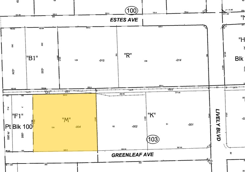 940-950 Greenleaf Ave, Elk Grove Village, IL for lease - Plat Map - Image 2 of 8