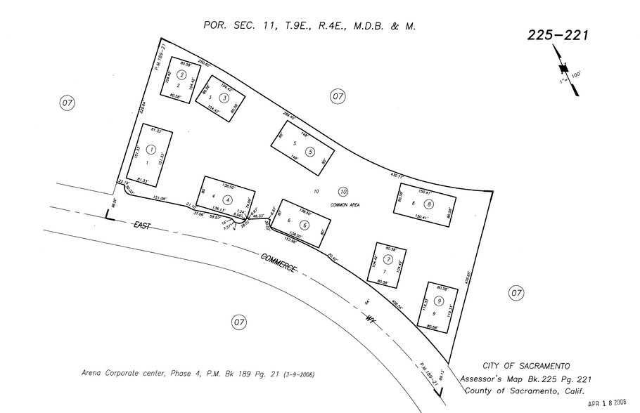 4136 E Commerce Way, Sacramento, CA for lease - Plat Map - Image 2 of 6