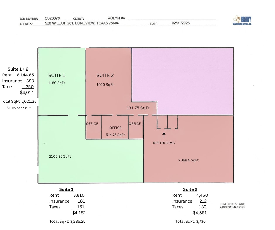 920 W Loop 281, Longview, TX for lease Floor Plan- Image 1 of 1