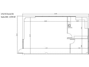 4720 N Oracle Rd, Tucson, AZ for lease Floor Plan- Image 1 of 1