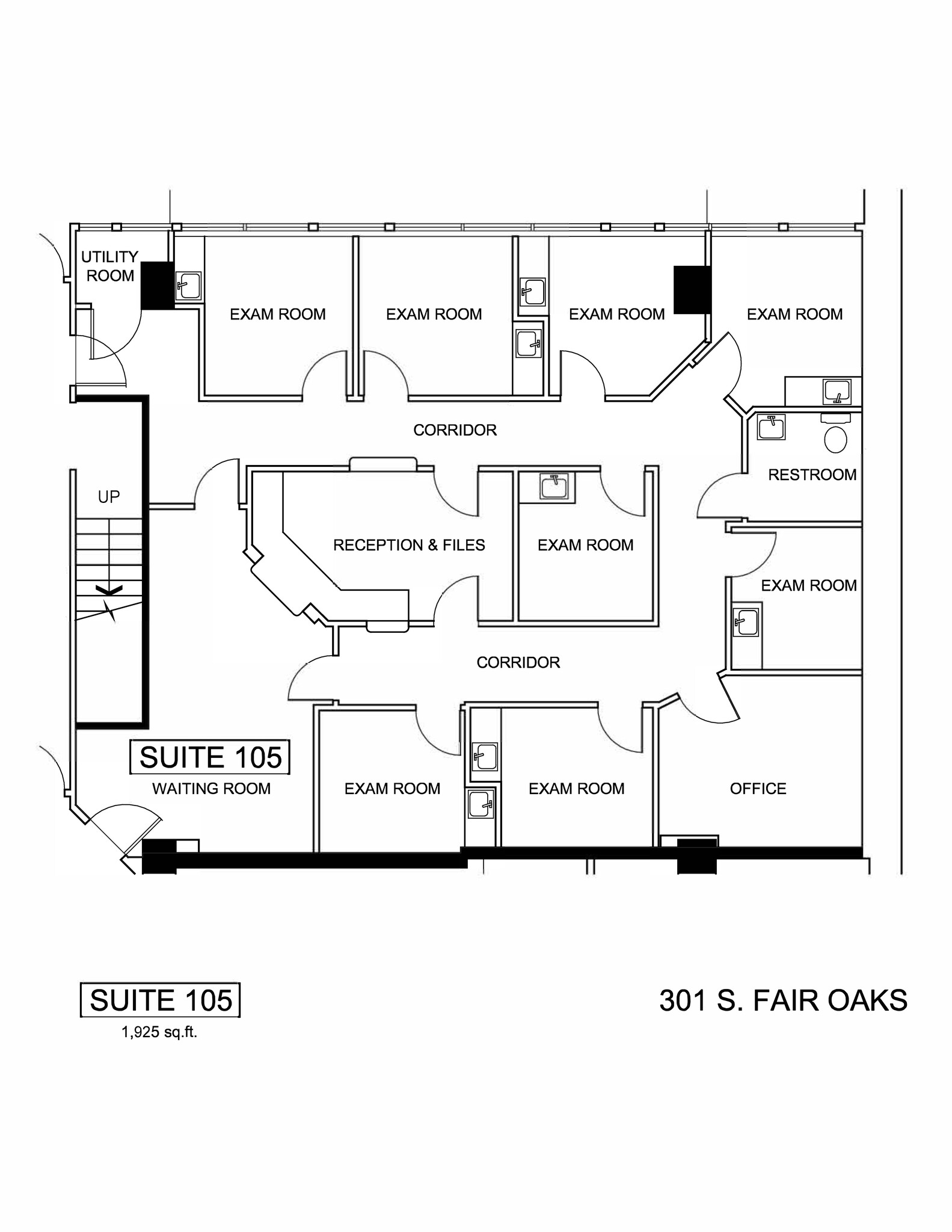 301 S Fair Oaks Ave, Pasadena, CA for lease Site Plan- Image 1 of 1