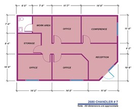 2680 Chandler Ave, Las Vegas, NV for lease Floor Plan- Image 1 of 1