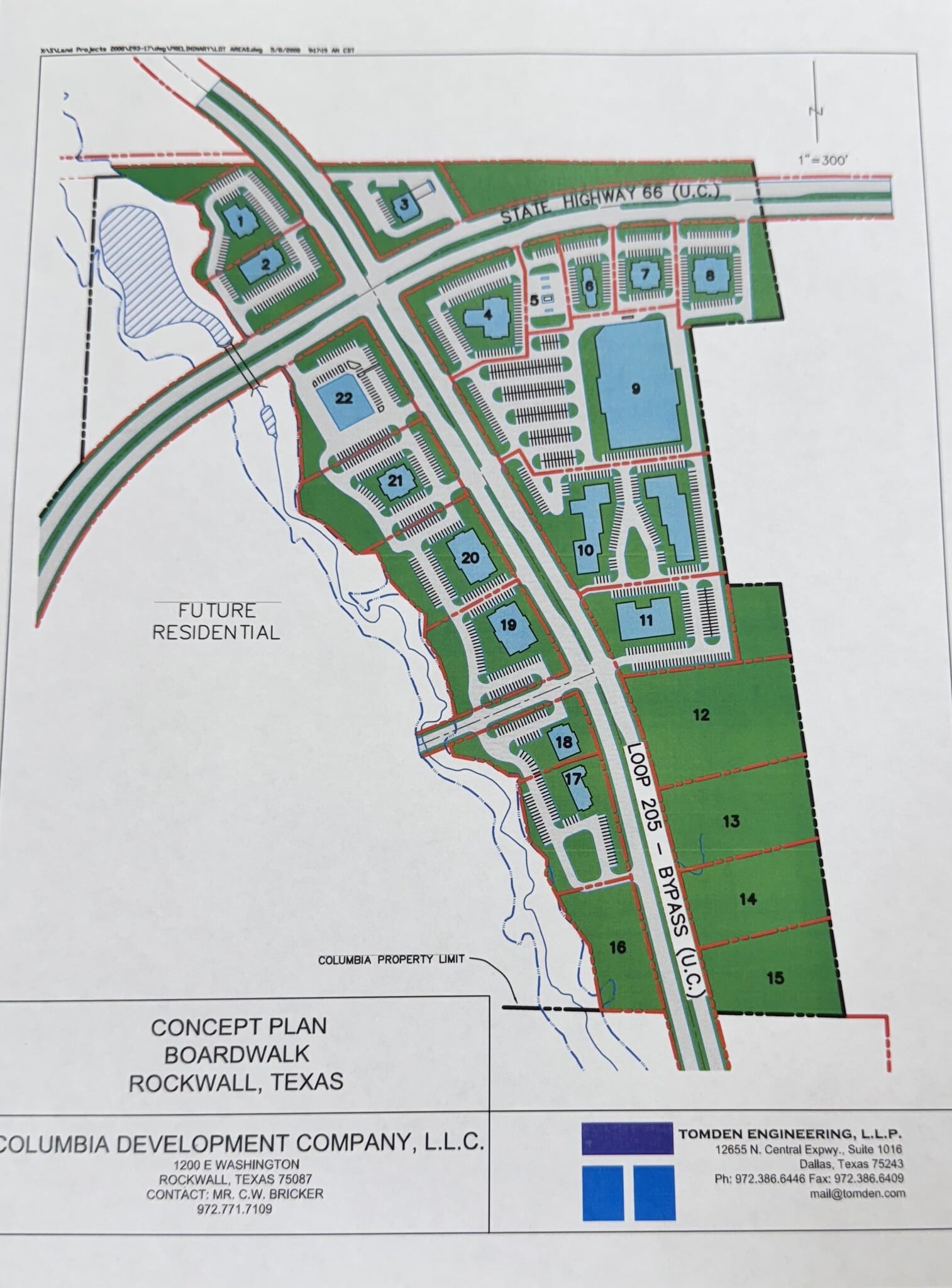 John King Blvd., Rockwall, TX for sale Site Plan- Image 1 of 7