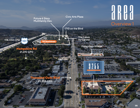 3255 E Thousand Oaks Blvd, Thousand Oaks, CA - aerial  map view - Image1