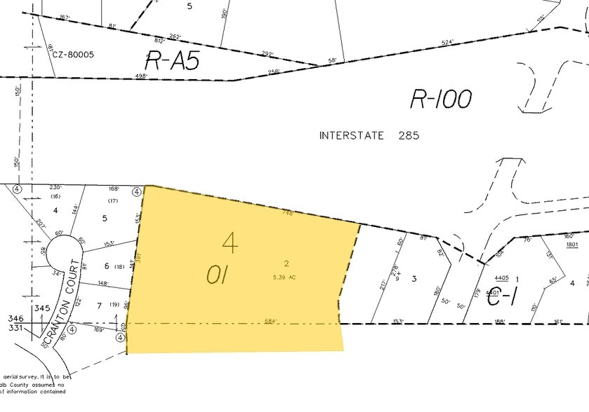 4386 Chamblee Dunwoody Rd, Atlanta, GA for sale - Plat Map - Image 2 of 14
