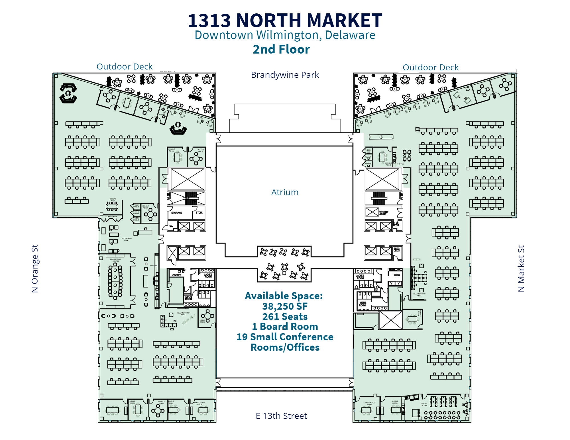 1313 N Market St, Wilmington, DE for lease Floor Plan- Image 1 of 1