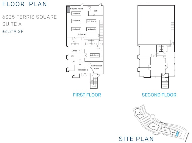 6335 Ferris Sq, San Diego, CA for lease Floor Plan- Image 1 of 1