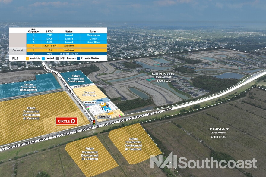 St Johns Heritage & Emerson Drive, Palm Bay, FL for lease - Building Photo - Image 3 of 6