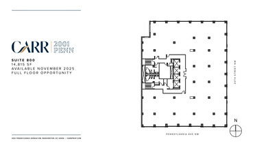 2001 Pennsylvania Ave NW, Washington, DC for lease Floor Plan- Image 1 of 1