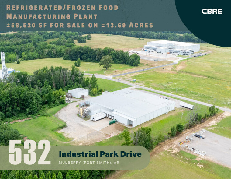 532 Industrial Park Dr, Mulberry, AR for sale - Building Photo - Image 1 of 4