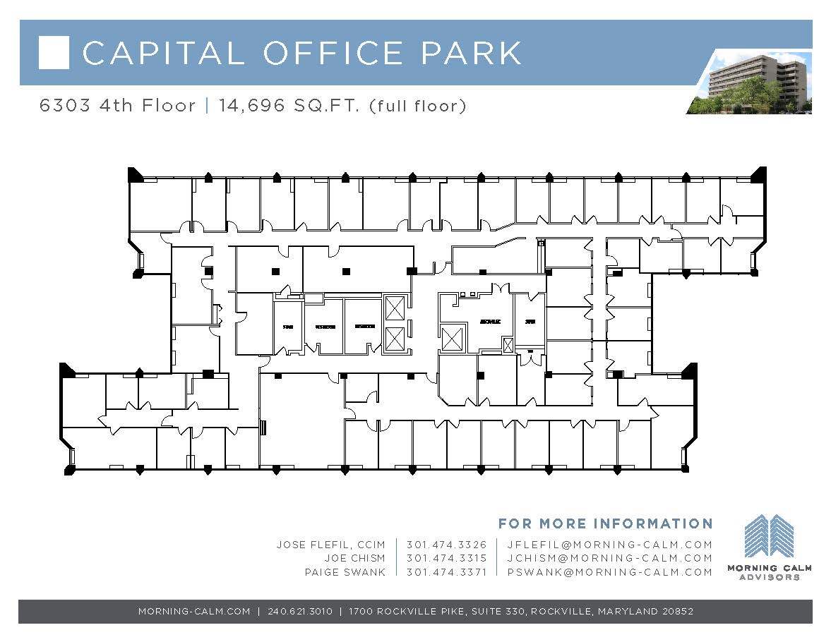 6303 Ivy Ln, Greenbelt, MD for lease Floor Plan- Image 1 of 1