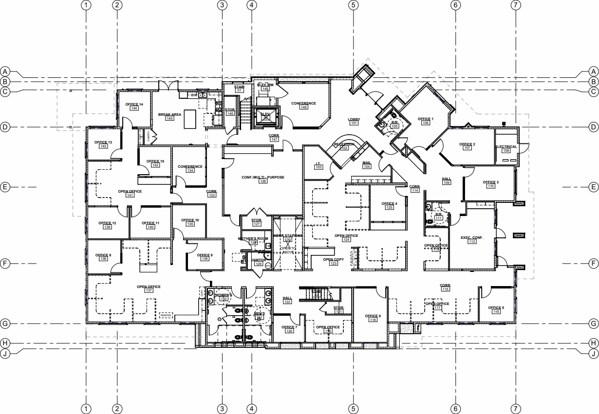 5625 Avenida de Los Robles, Visalia, CA for lease Floor Plan- Image 1 of 2