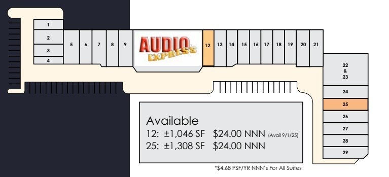 S Gilbert Rd, Mesa, AZ for lease Floor Plan- Image 1 of 1