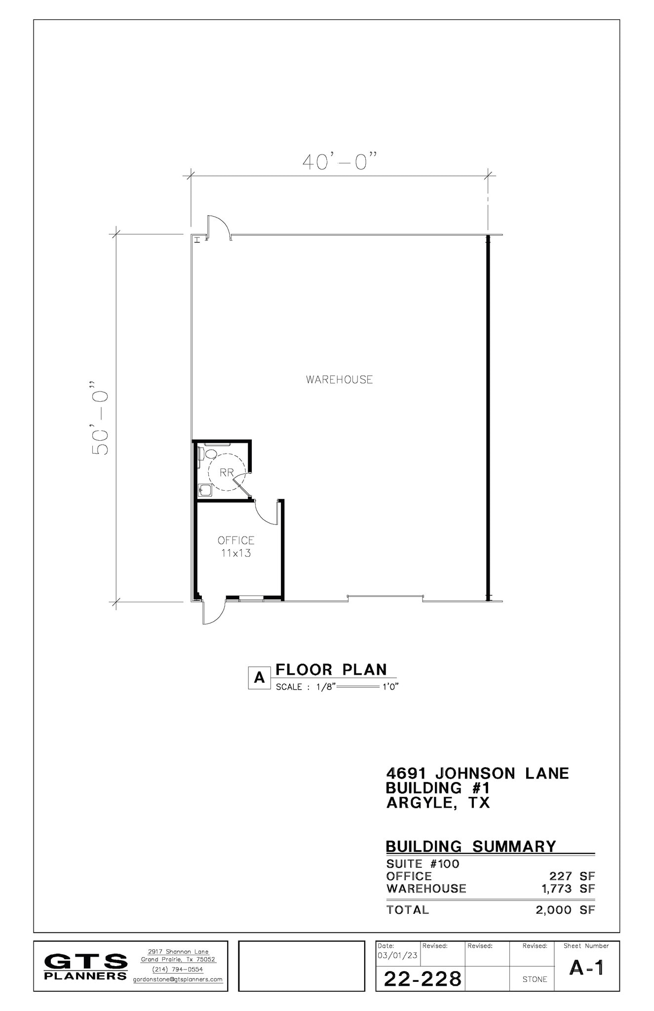 4687 Johnson Ln, Argyle, TX for lease Floor Plan- Image 1 of 1