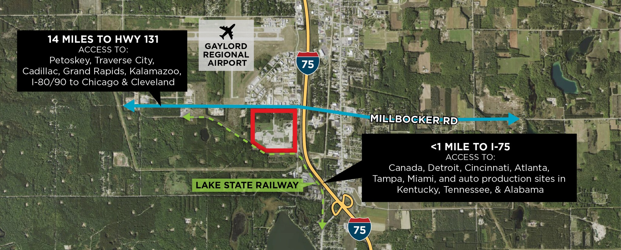 2120 Dickerson, Gaylord, MI for lease Building Photo- Image 1 of 2