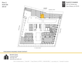 201 St. Charles Ave, New Orleans, LA for lease Site Plan- Image 1 of 1