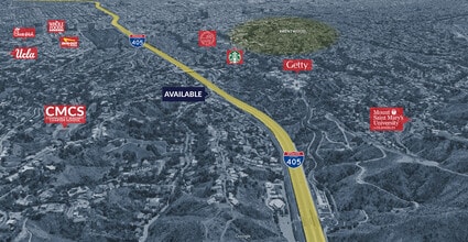 651 N Sepulveda Blvd, Los Angeles, CA - AERIAL  map view