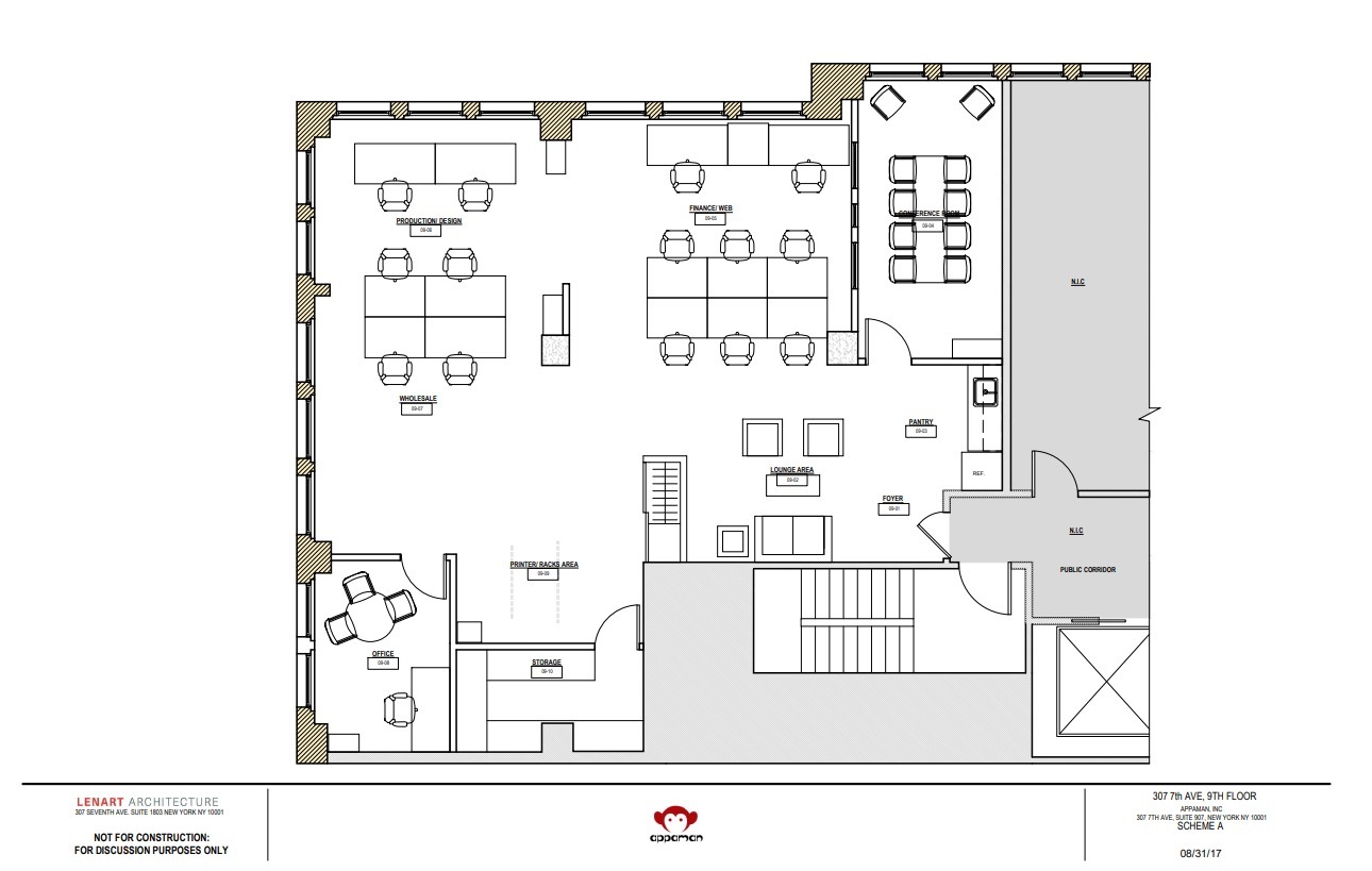 307 Seventh Ave, New York, NY for lease Floor Plan- Image 1 of 1