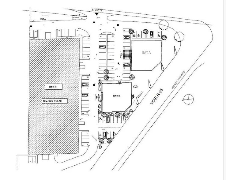 Office in Marseille for lease - Site Plan - Image 1 of 1