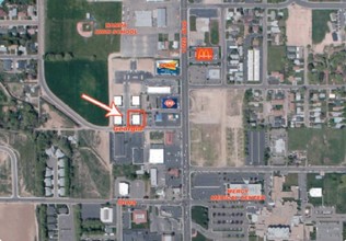 210 W Georgia Ave, Nampa, ID - aerial  map view