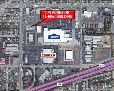 2607 Haley St, Bakersfield, CA for sale - Aerial - Image 2 of 3