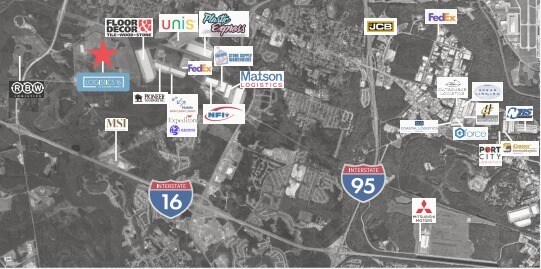 702 Bloomingdale Rd, Bloomingdale, GA for lease - Aerial - Image 3 of 3