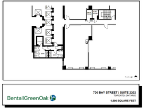 700 Bay St, Toronto, ON for lease Floor Plan- Image 1 of 1