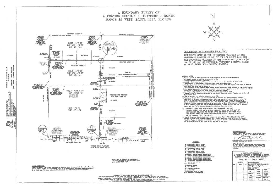 5300 BLK Woodbine Road, Pace, FL 32571 - 64+/- Acres of Vacant Land ...