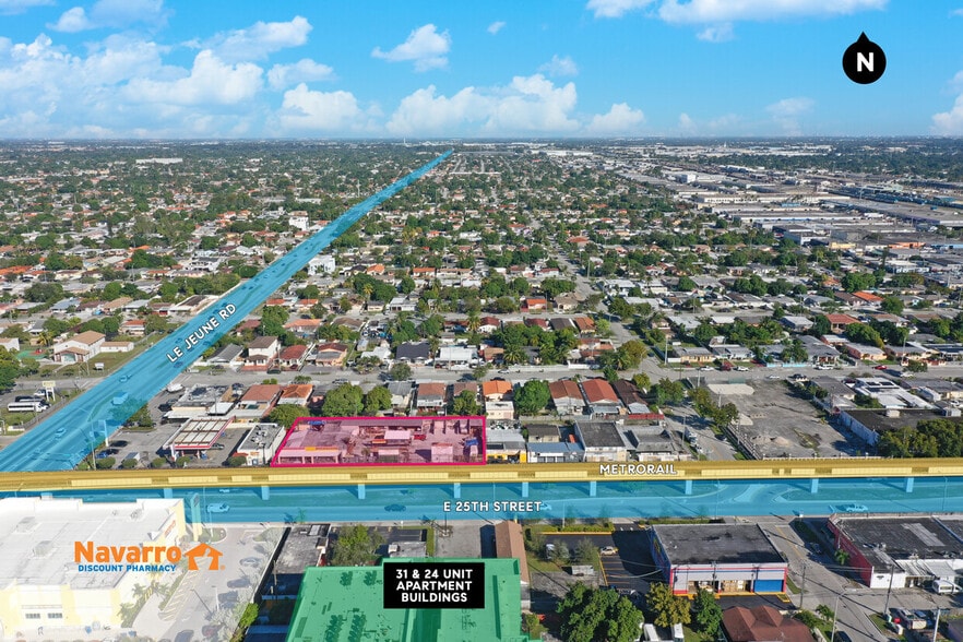 851 E 25th St, Hialeah, FL for sale - Aerial - Image 1 of 9