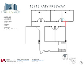 15915 Katy Fwy, Houston, TX for lease Floor Plan- Image 1 of 2