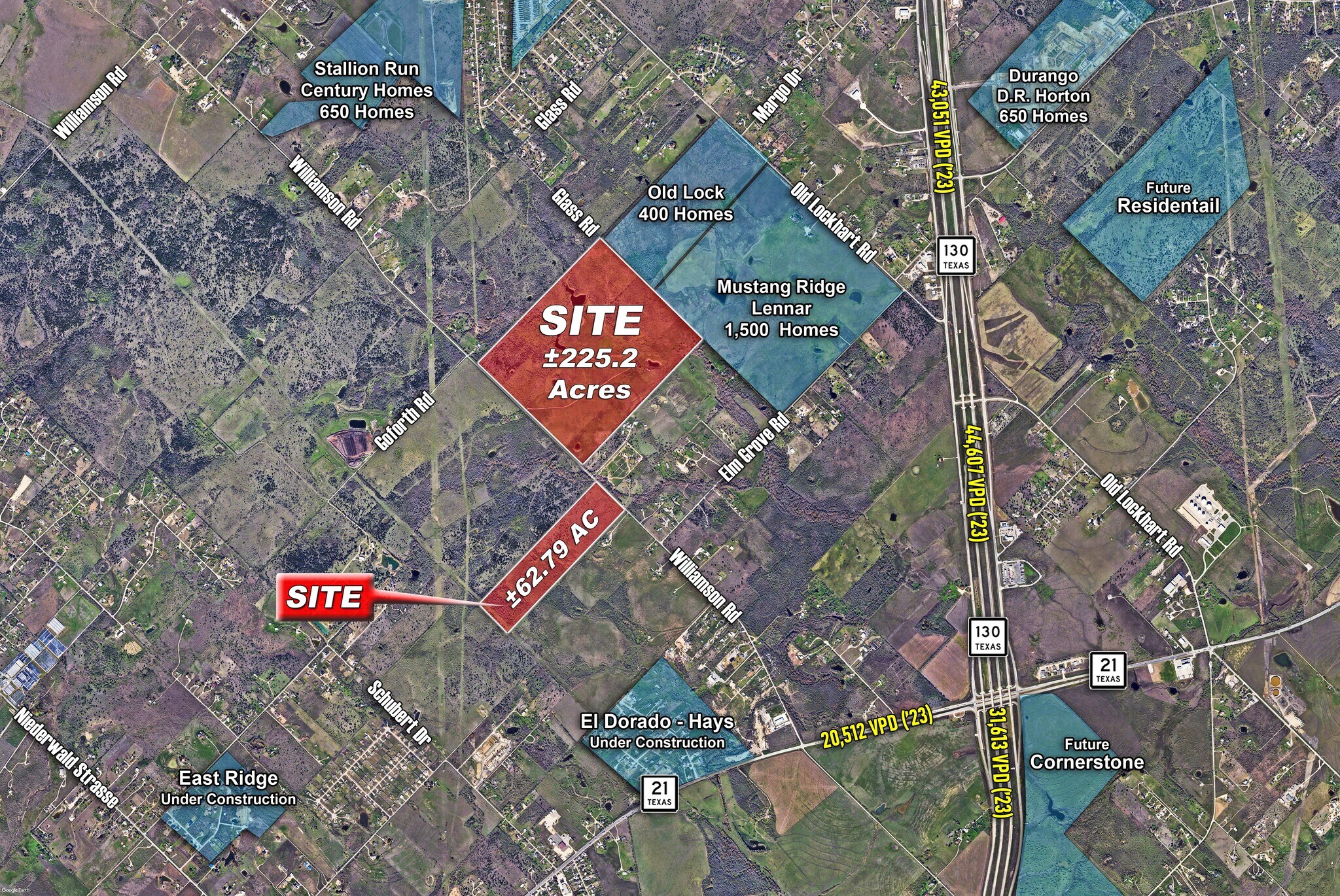 7800 Williamson Rd, Kyle, TX for sale Aerial- Image 1 of 4