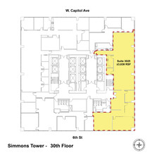 425 W Capitol Ave, Little Rock, AR for lease Floor Plan- Image 1 of 10