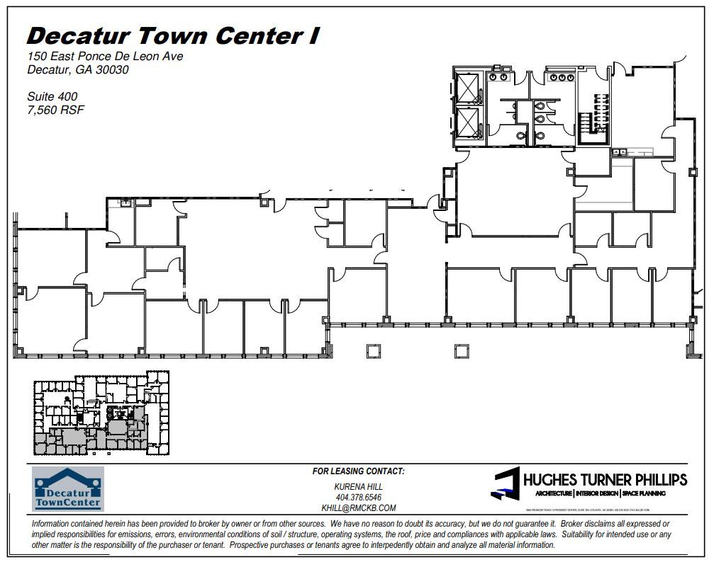 150 E Ponce de Leon Ave, Decatur, GA for lease Floor Plan- Image 1 of 1