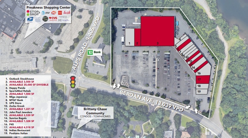 189-207 Berdan Ave, Wayne, NJ for lease - Site Plan - Image 2 of 2