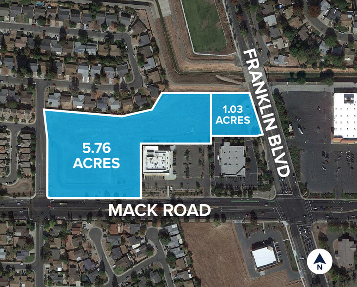 Franklin Blvd & Mack Rd, Sacramento, CA for sale - Building Photo - Image 1 of 3