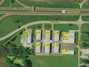 2301 NW Furman Rd, Topeka, KS - aerial  map view