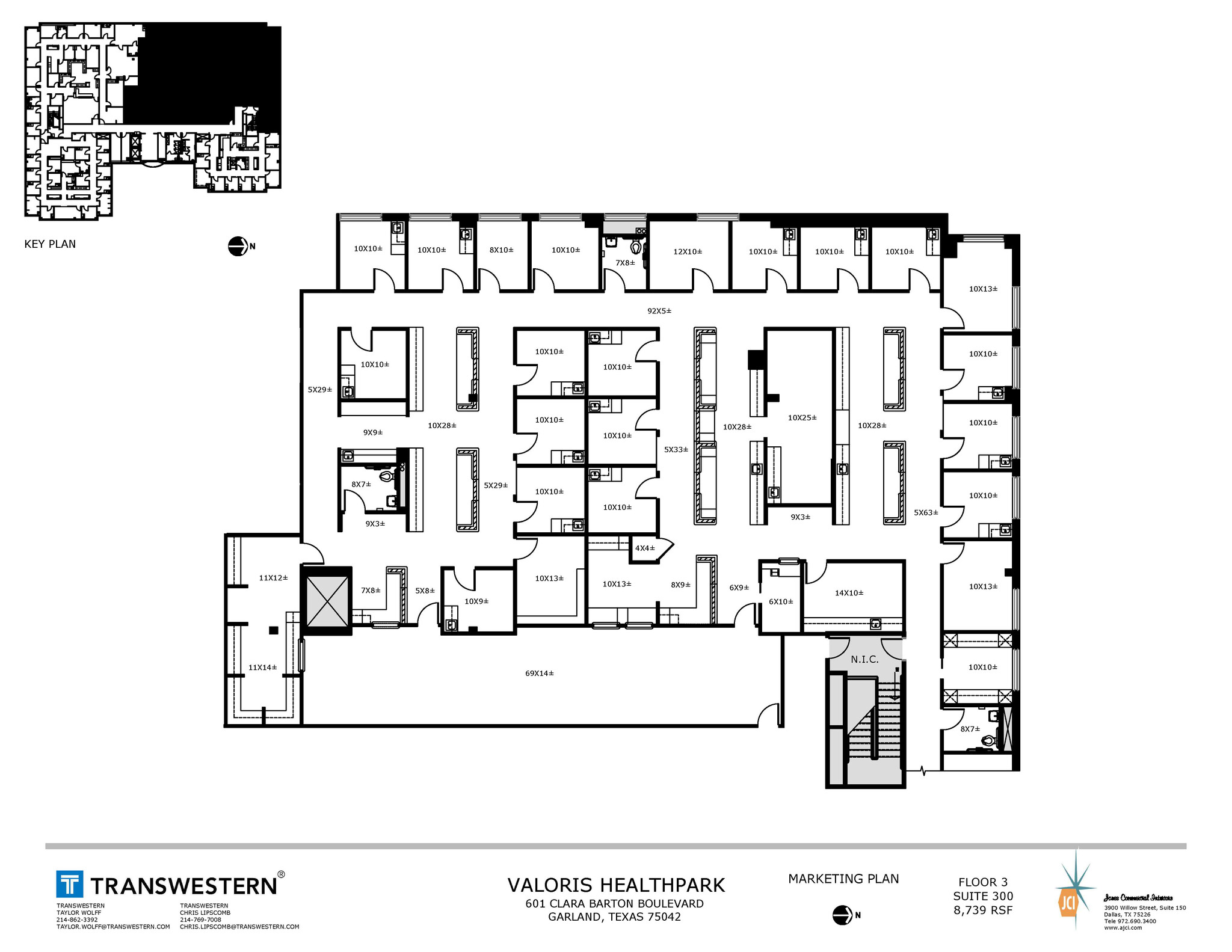 530 Clara Barton Blvd, Garland, TX for lease Floor Plan- Image 1 of 2